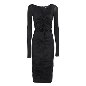 Versace Jeans Couture Black Cut-Out Midi Dress - NWT